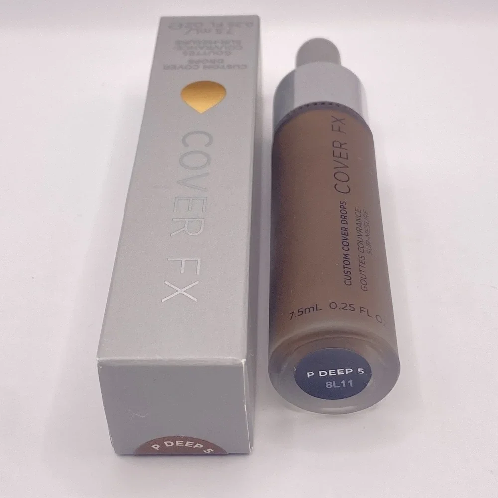 Cover FX Custom Cover Drops ~ P Deep 5 ~ 7.5 ml / 0.25 oz ~ BNIB